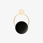 Glass Ring Wall Light – G4 LED Included – Contemporary – Metal & Glass
