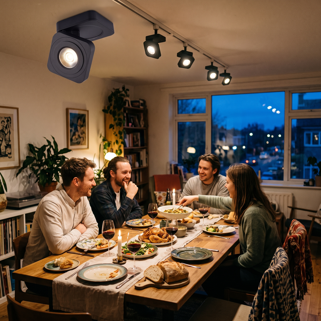 Adjustable Ceiling Spotlight LED above dining table - Arisha