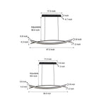 LED Linear Pendant Light – Integrated LED – Modern