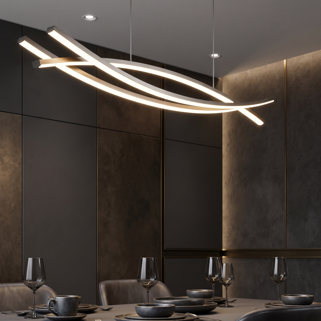 LED Linear Pendant Light – Integrated LED – Modern