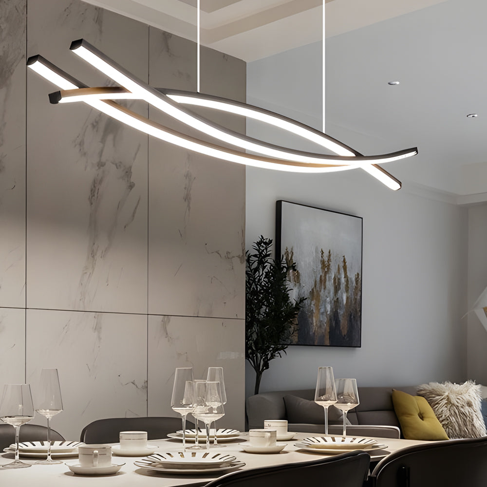 LED Linear Pendant Light – Integrated LED – Modern