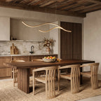 LED Linear Pendant Light – Integrated LED – Modern – Metal & Silicone