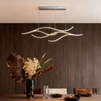 LED Linear Pendant Light – Integrated LED – Modern – Metal & Silicone