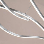 LED Linear Pendant Light – Integrated LED – Modern – Metal & Silicone