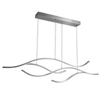 LED Linear Pendant Light – Integrated LED – Modern – Metal & Silicone