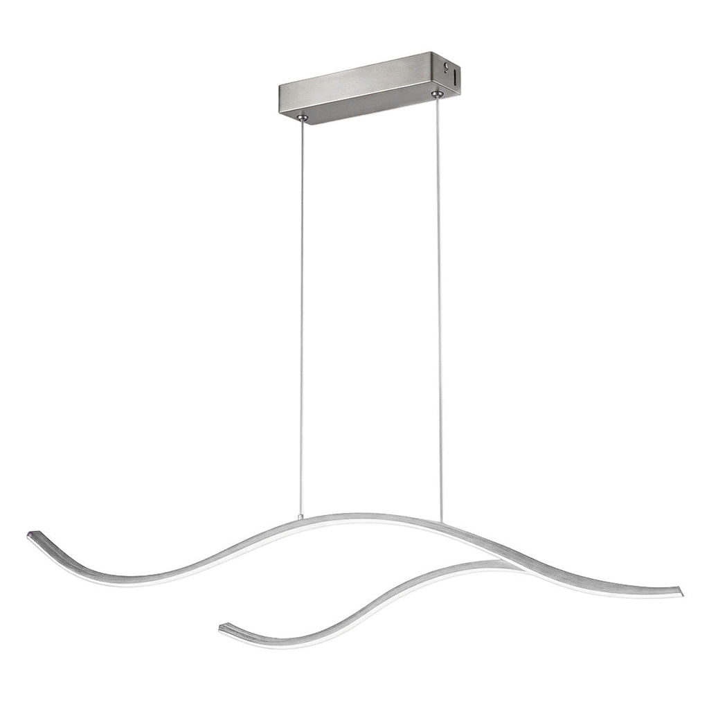 LED Linear Pendant Light – Integrated LED – Modern – Metal & Silicone