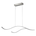 LED Linear Pendant Light – Integrated LED – Modern – Metal & Silicone