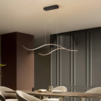 LED Linear Pendant Light – Integrated LED – Modern – Metal & Silicone