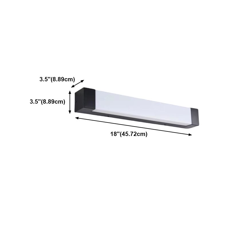 LED Linear Wall Light – LED – Minimalist – Metal & Acrylic – Black