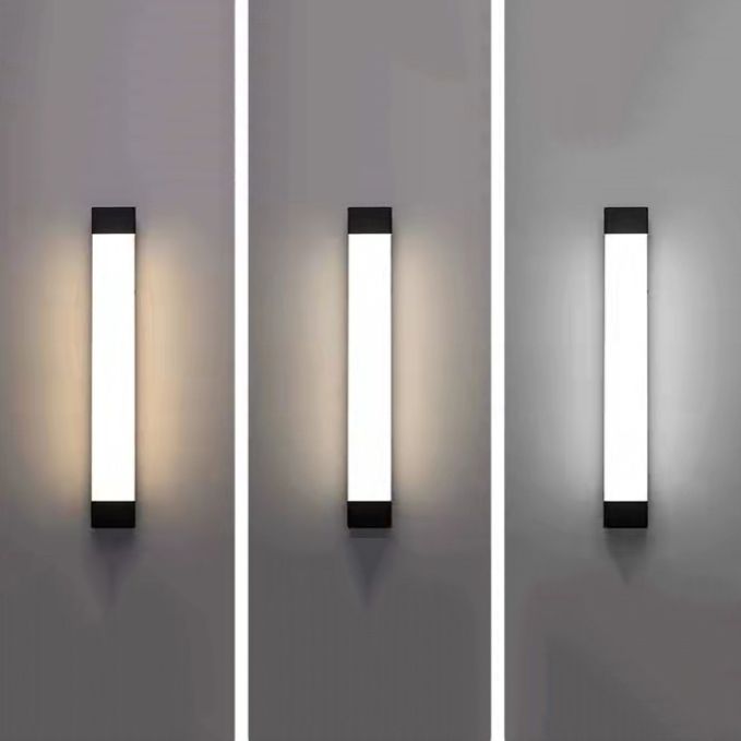 LED Linear Wall Light – LED – Minimalist – Metal & Acrylic – Black