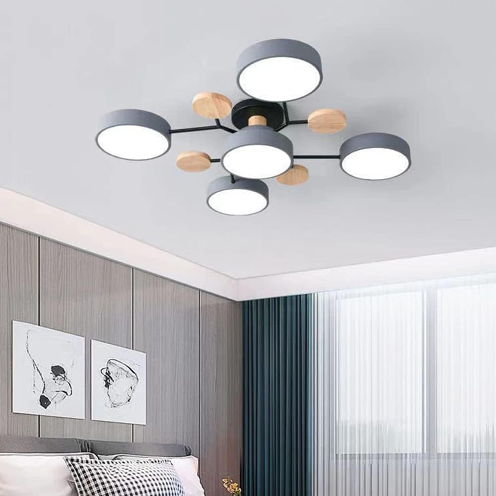 LED Ring Ceiling Light – Integrated LED – Modern – Iron & Acrylic