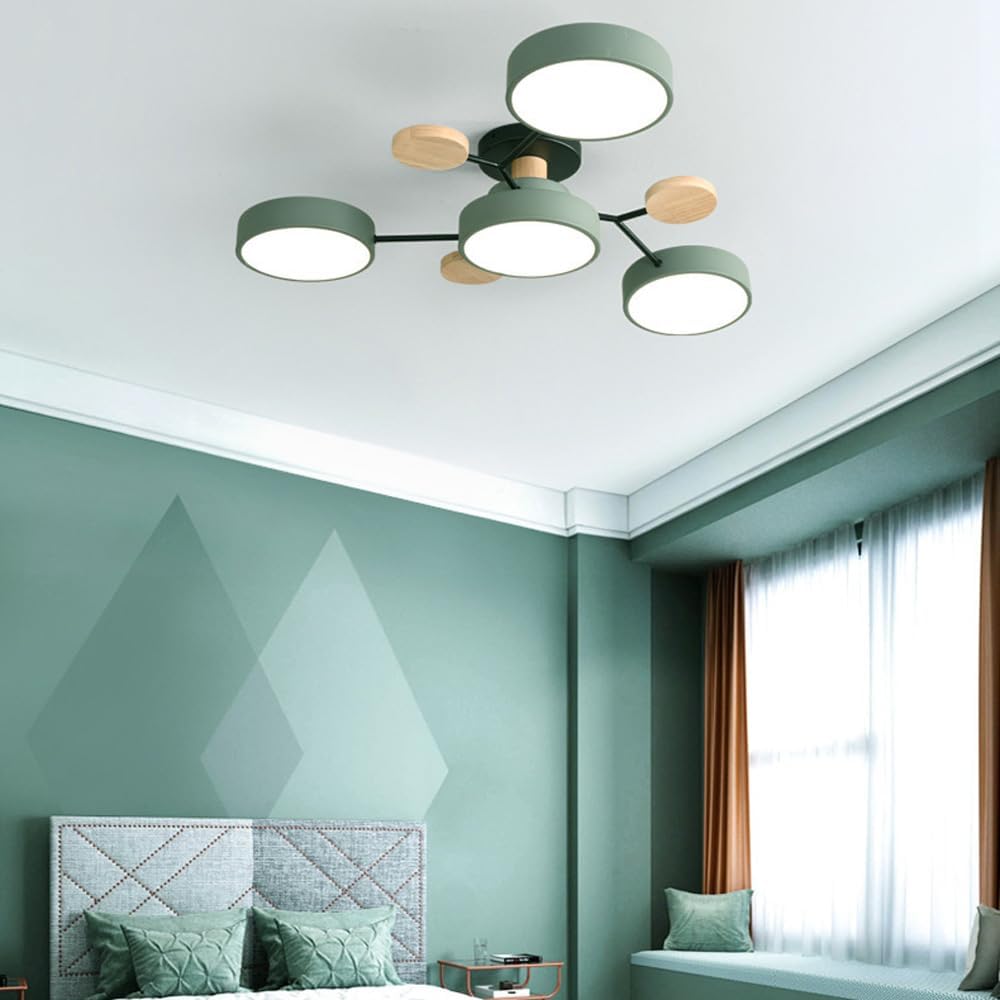 LED Ring Ceiling Light – Integrated LED – Modern – Iron & Acrylic