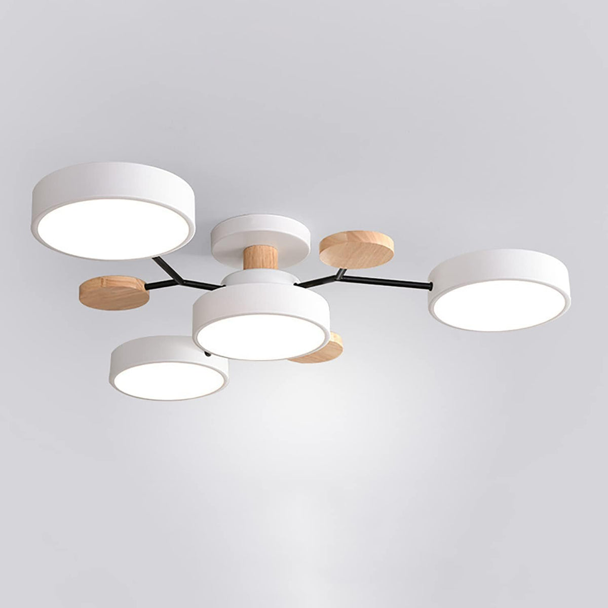 LED Ring Ceiling Light – Integrated LED – Modern – Iron & Acrylic