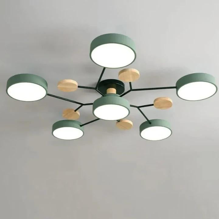 LED Ring Ceiling Light – Integrated LED – Modern – Iron & Acrylic