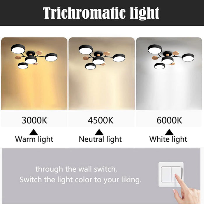 LED Ring Ceiling Light – Integrated LED – Modern – Iron & Acrylic