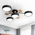 LED Ring Ceiling Light – Integrated LED – Modern – Iron & Acrylic