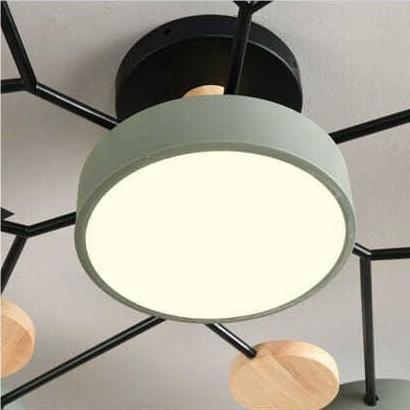 LED Ring Ceiling Light – Integrated LED – Modern – Iron & Acrylic