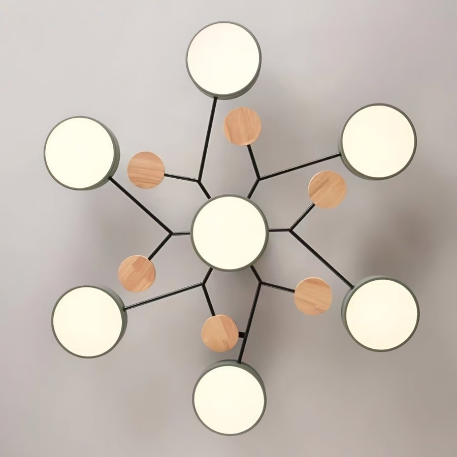 LED Ring Ceiling Light – Integrated LED – Modern – Iron & Acrylic