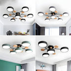 LED Ring Ceiling Light – Integrated LED – Modern – Iron & Acrylic