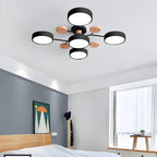 LED Ring Ceiling Light – Integrated LED – Modern – Iron & Acrylic