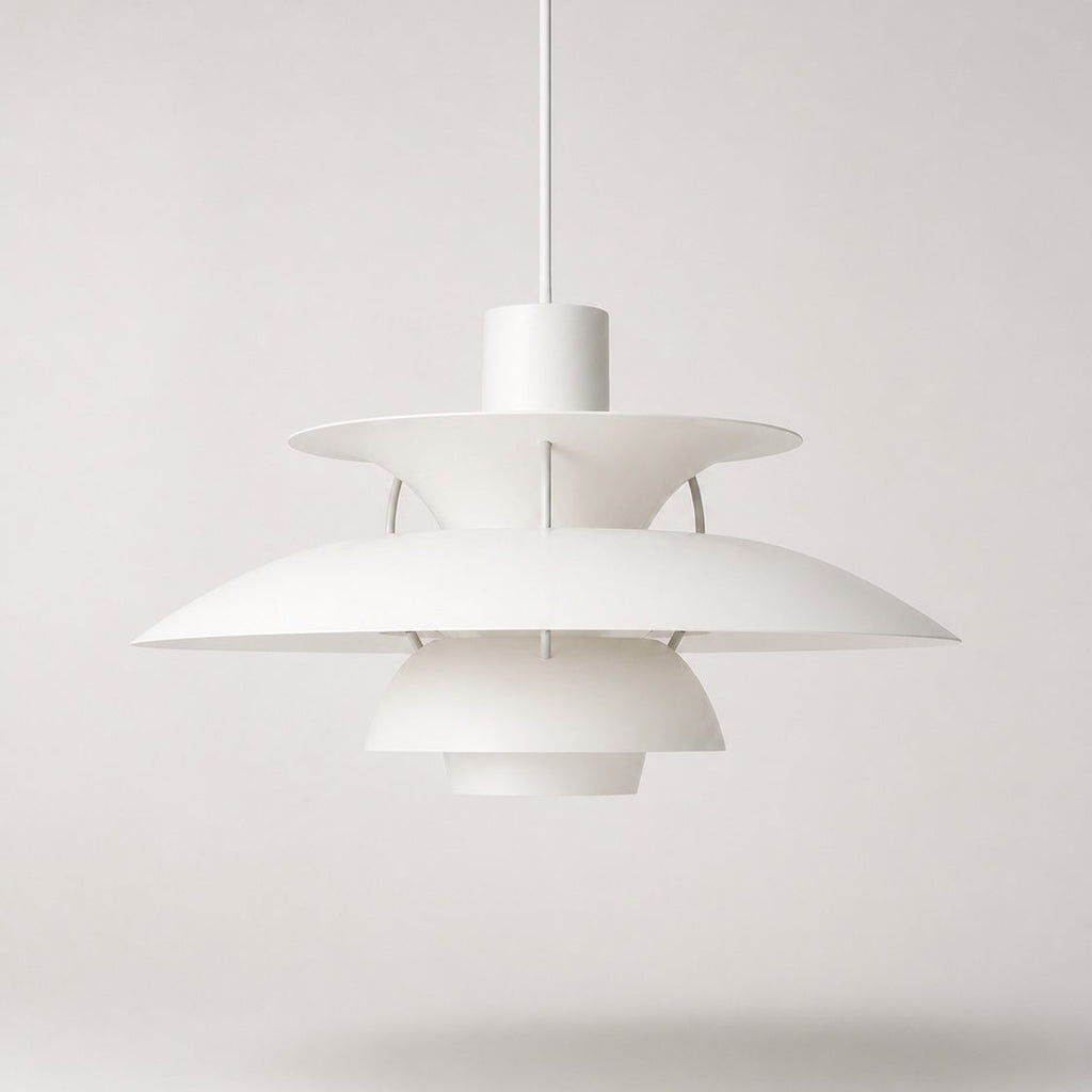 Layered Metal Pendant Light – Modern – Metal – 22 Colours – 30/50cm