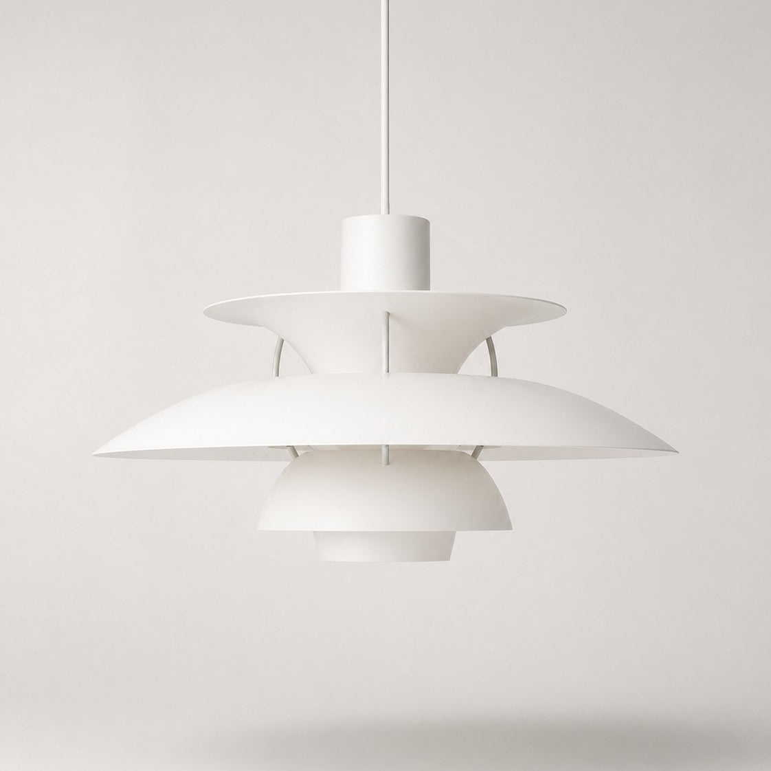 Layered Metal Pendant Light – Modern – Metal – 22 Colours – 30/50cm