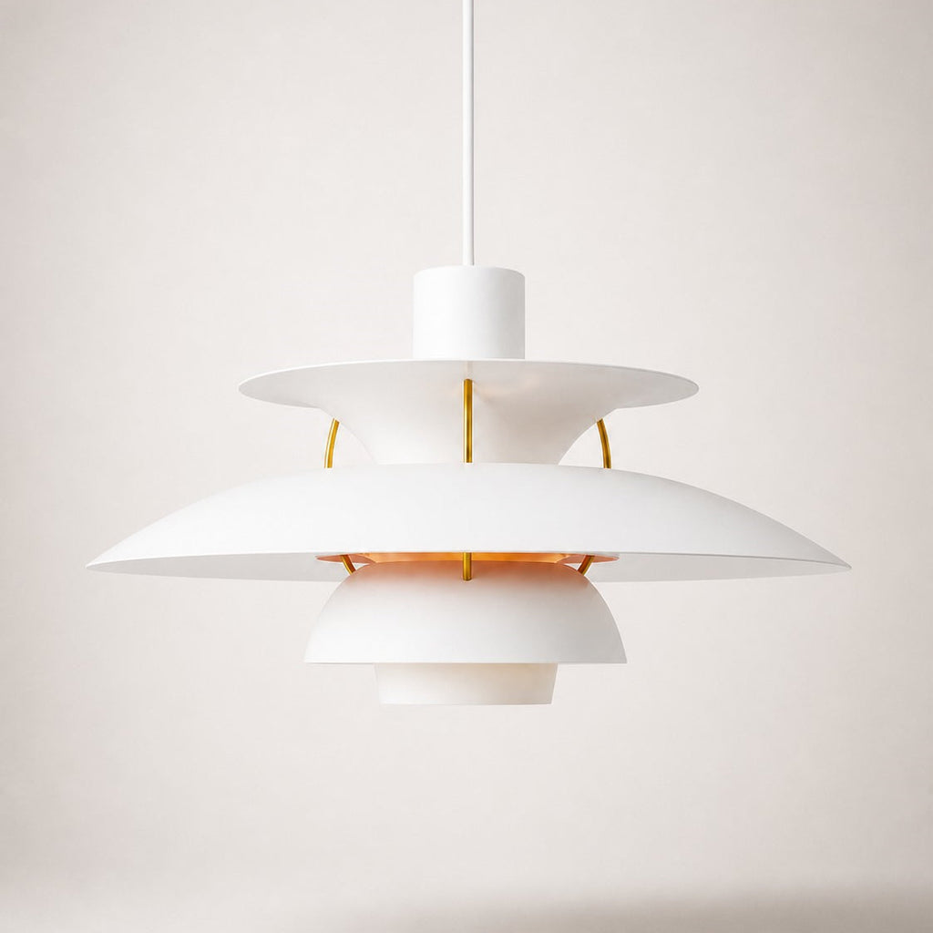 Layered Metal Pendant Light – Modern – Metal – 22 Colours – 30/50cm