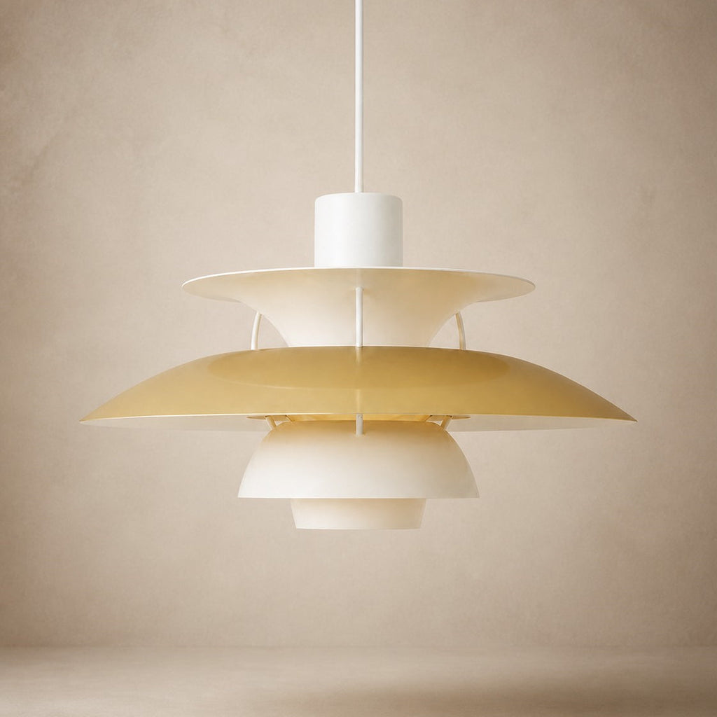 Layered Metal Pendant Light – Modern – Metal – 22 Colours – 30/50cm