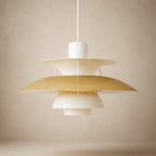 Layered Metal Pendant Light – Modern – Metal – 22 Colours – 30/50cm