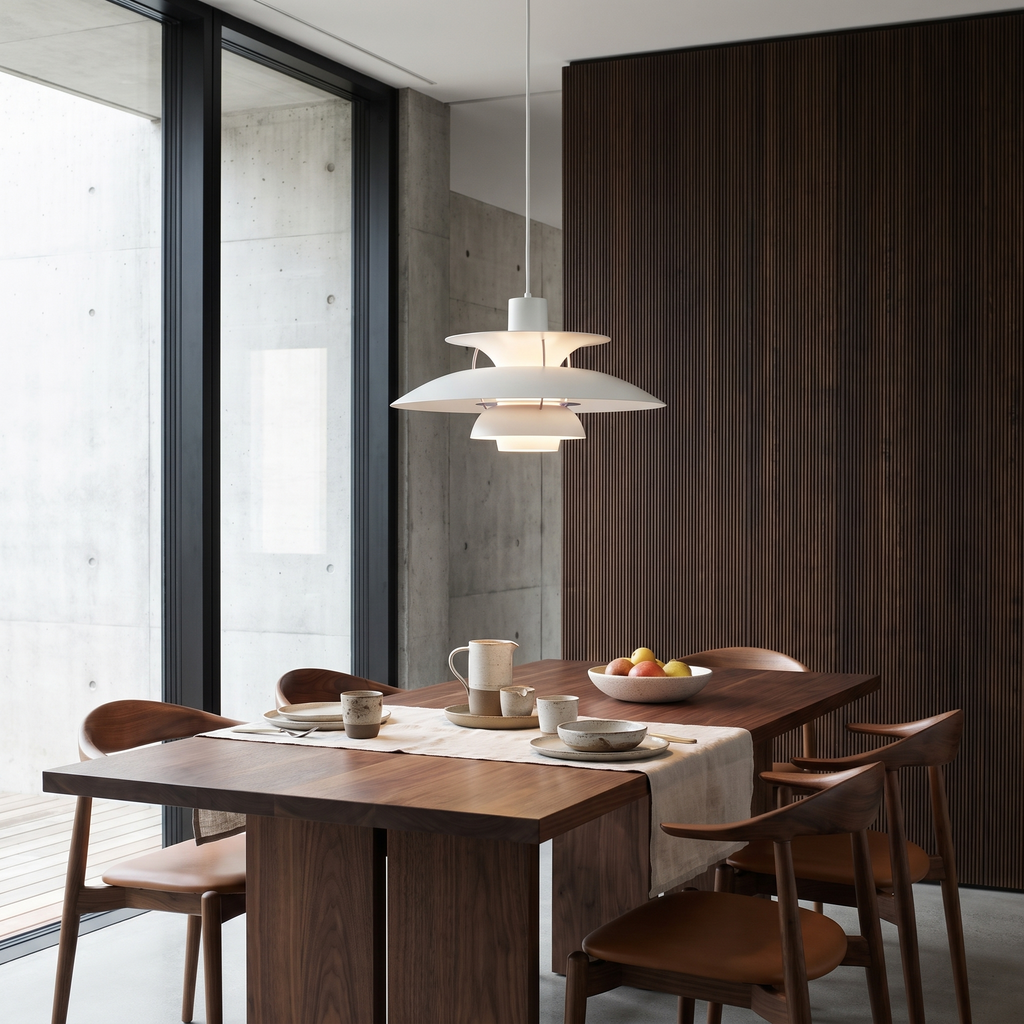 Layered Metal Pendant Light – Modern – Metal – 22 Colours – 30/50cm