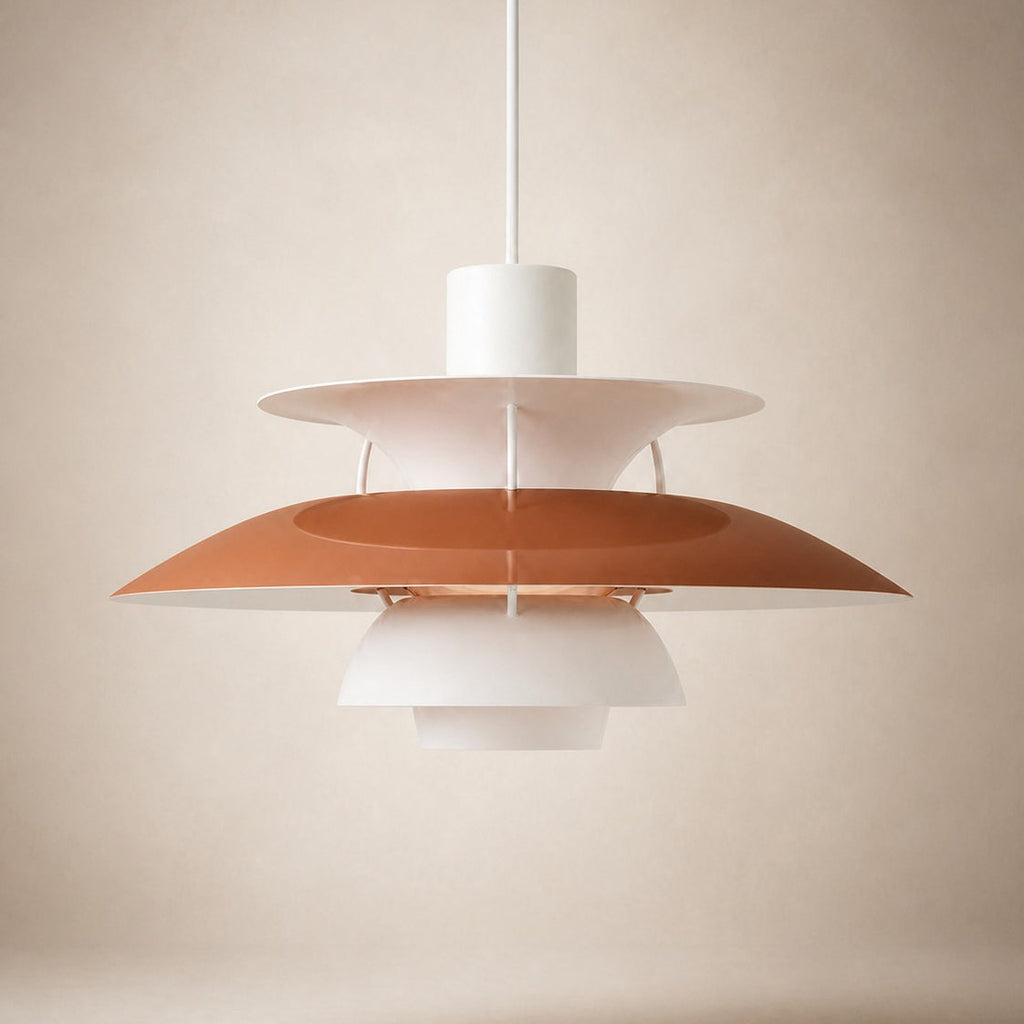 Layered Metal Pendant Light – Modern – Metal – 22 Colours – 30/50cm
