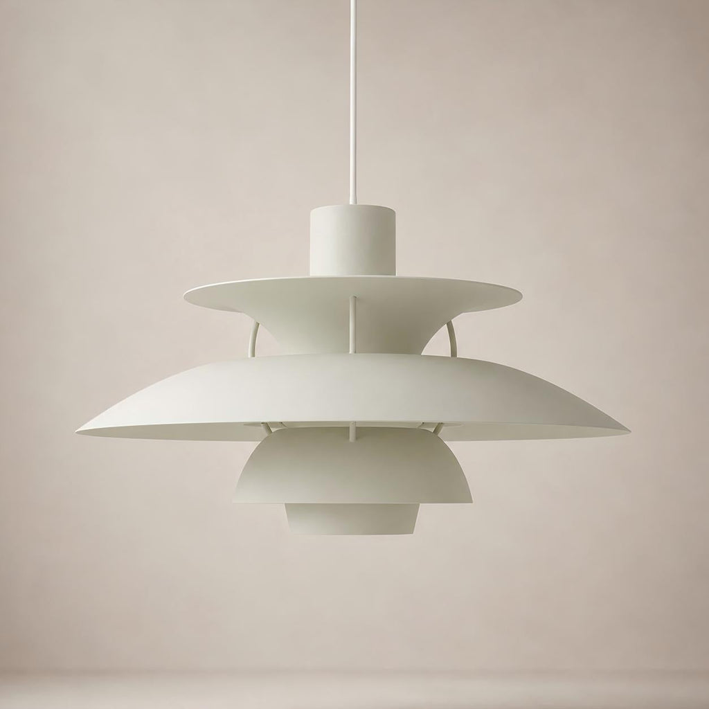 Layered Metal Pendant Light – Modern – Metal – 22 Colours – 30/50cm
