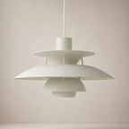 Layered Metal Pendant Light – Modern – Metal – 22 Colours – 30/50cm