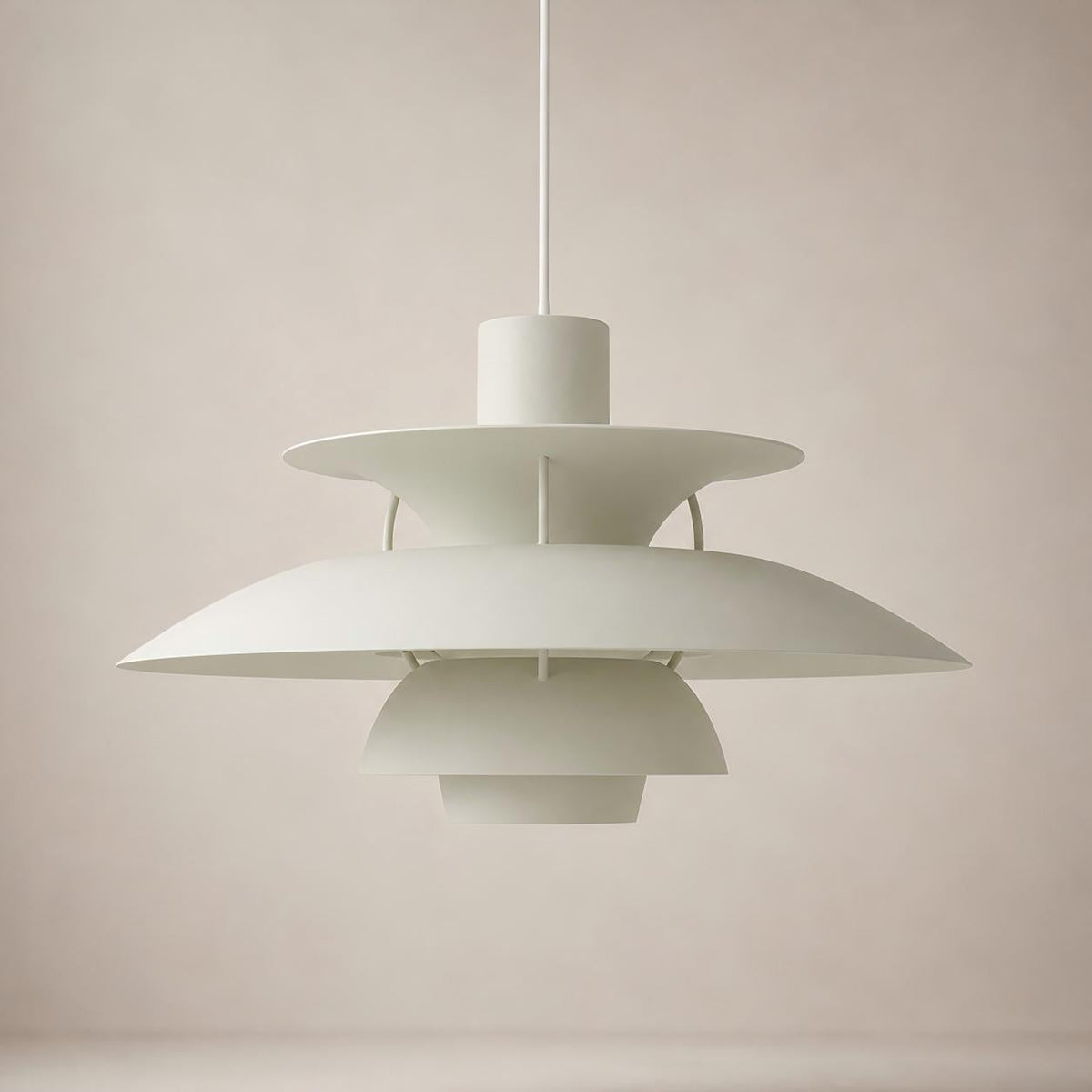 Layered Metal Pendant Light – Modern – Metal – 22 Colours – 30/50cm