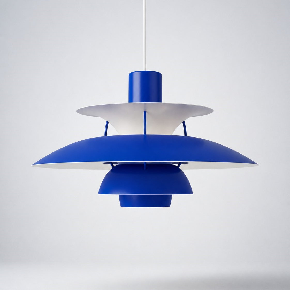 Layered Metal Pendant Light – Modern – Metal – 22 Colours – 30/50cm