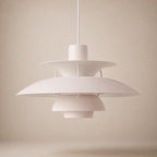 Layered Metal Pendant Light – Modern – Metal – 22 Colours – 30/50cm