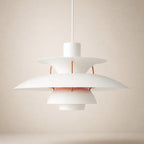 Layered Metal Pendant Light – Modern – Metal – 22 Colours – 30/50cm