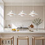 Layered Metal Pendant Light – Modern – Metal – 22 Colours – 30/50cm
