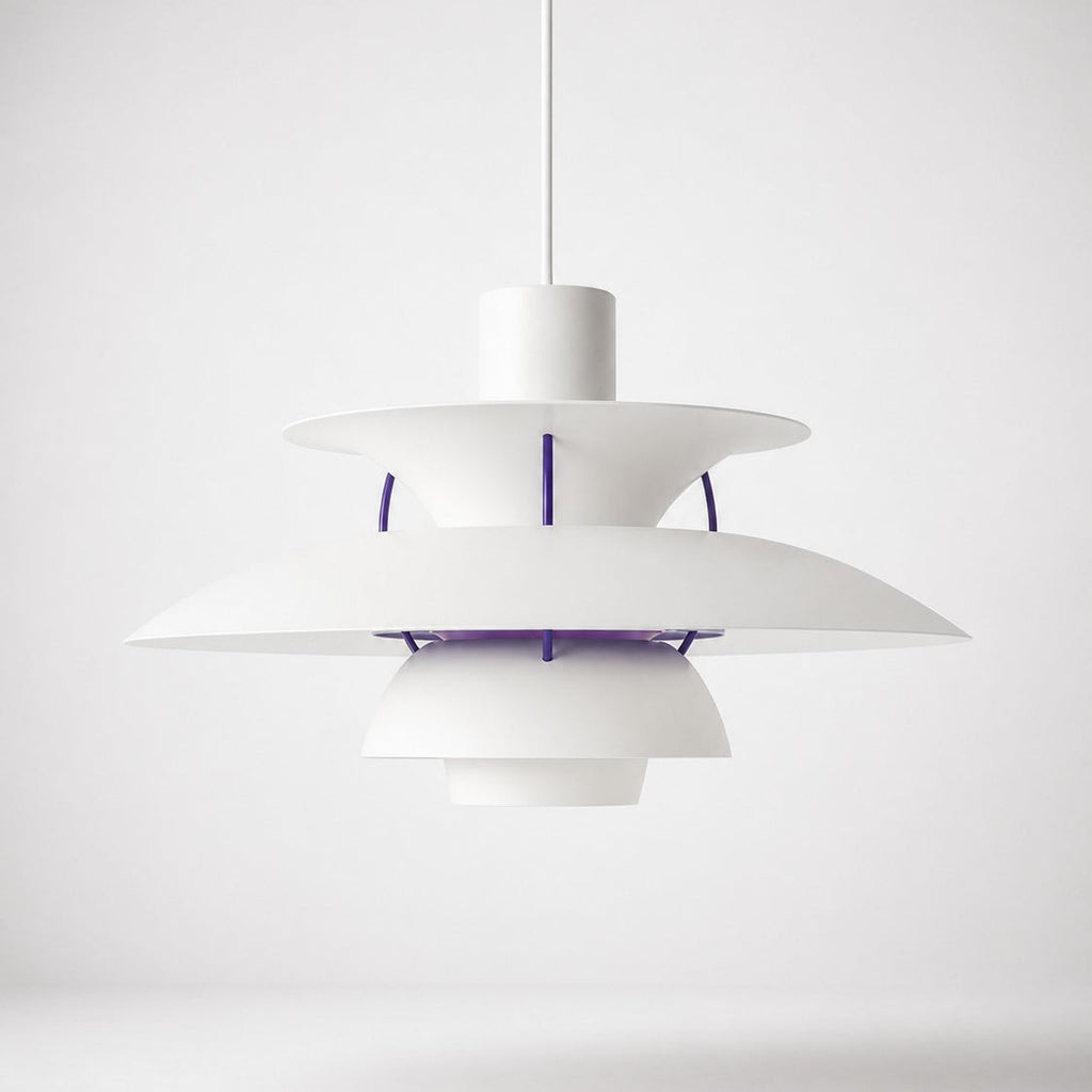 Layered Metal Pendant Light – Modern – Metal – 22 Colours – 30/50cm