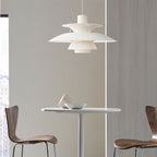 Layered Metal Pendant Light – Modern – Metal – 22 Colours – 30/50cm