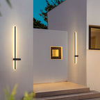 Linear Outdoor Wall Light – LED – Minimalist – Metal – Black