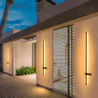 Linear Outdoor Wall Light – LED – Minimalist – Metal – Black