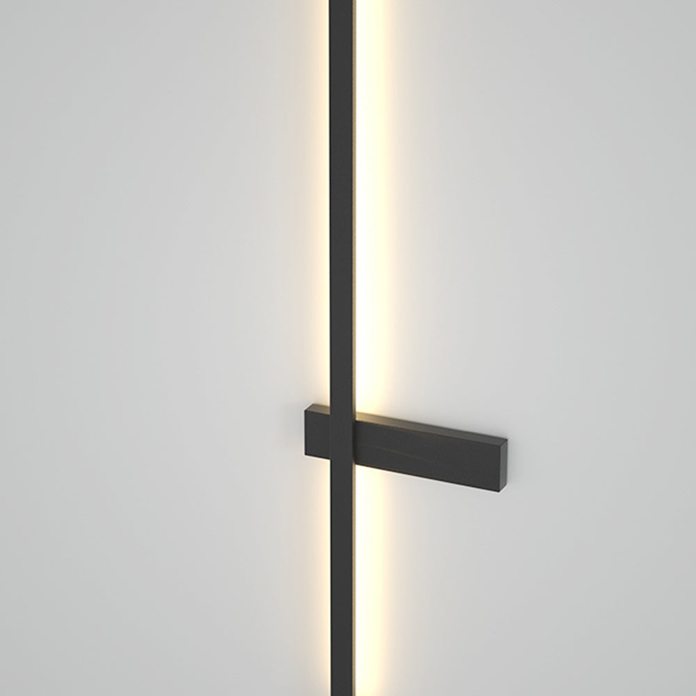 Linear Outdoor Wall Light – LED – Minimalist – Metal – Black