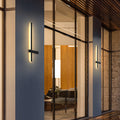 Linear Outdoor Wall Light – LED – Minimalist – Metal – Black