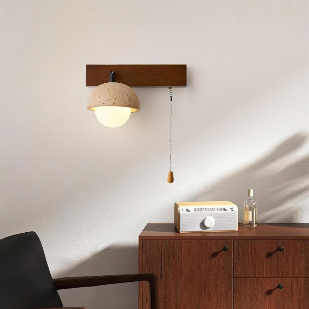 Linear Travertine Wall Light – G4 – Minimalist