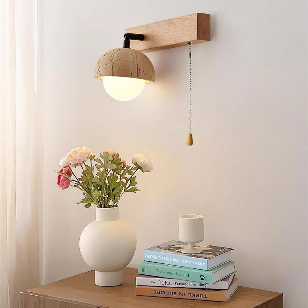 Linear Travertine Wall Light – G4 – Minimalist