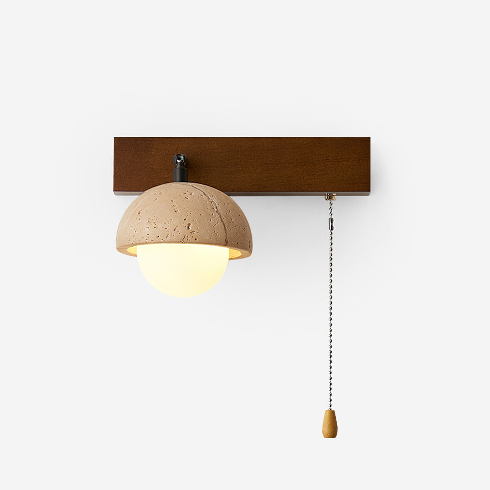 Linear Travertine Wall Light – G4 – Minimalist
