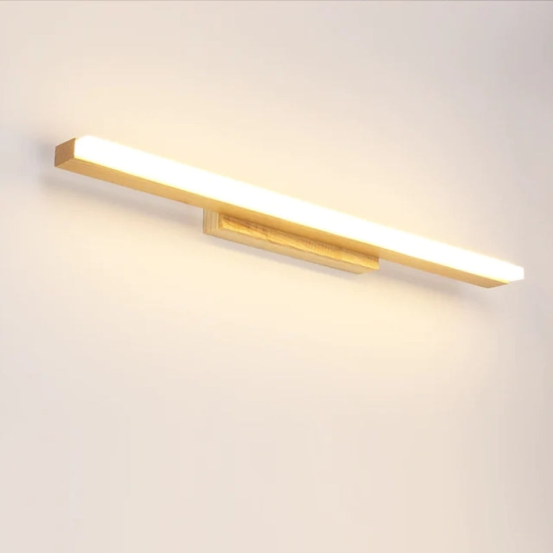 Linear Wooden LED Wall Light – Integrated LED – Minimalist – Wood