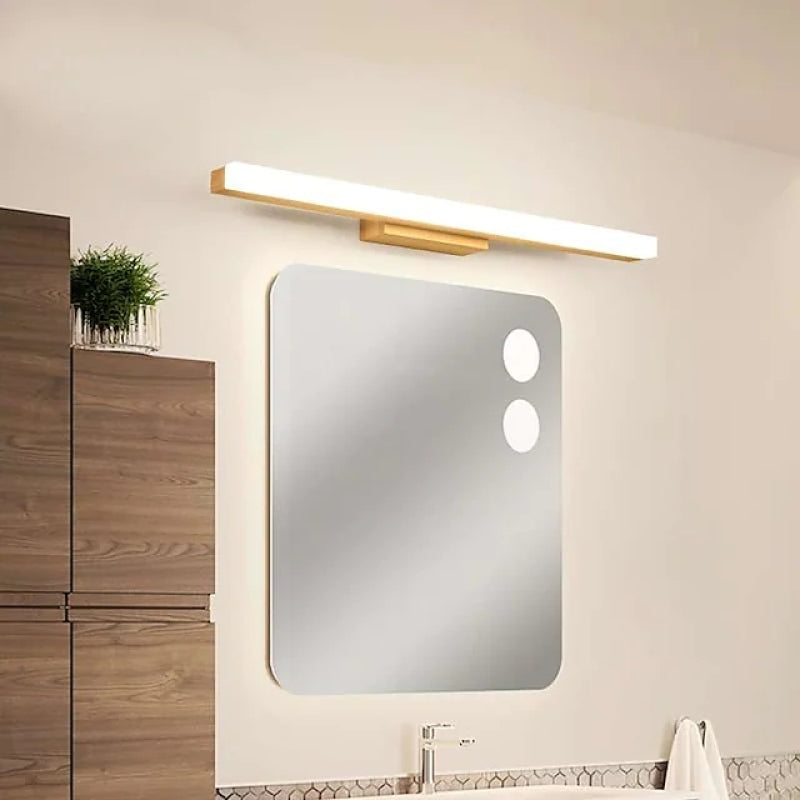 Linear Wooden LED Wall Light – Integrated LED – Minimalist – Wood