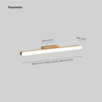 Linear Wooden LED Wall Light – Integrated LED – Minimalist – Wood